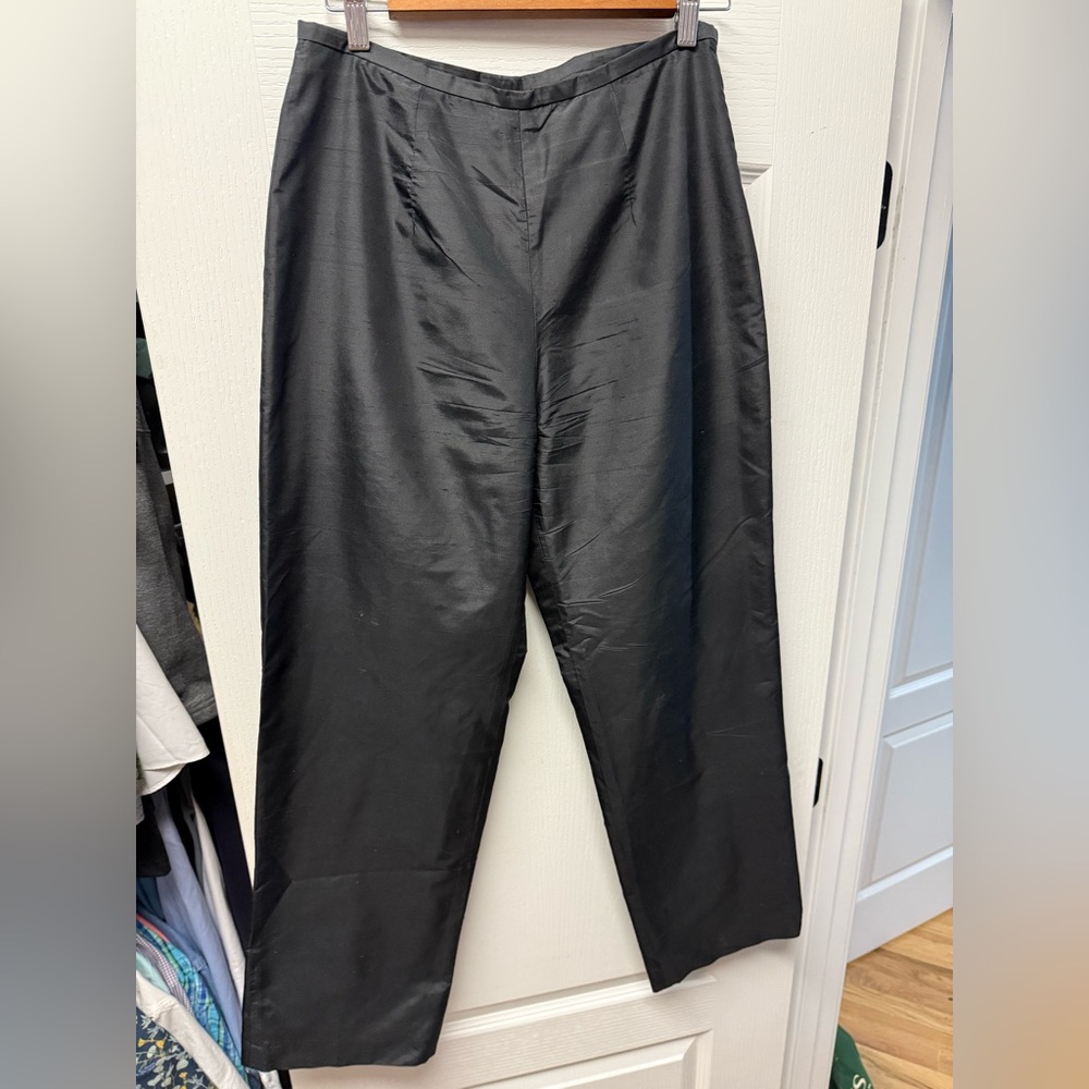 HARRIS WALLACE | size 10 silk pants